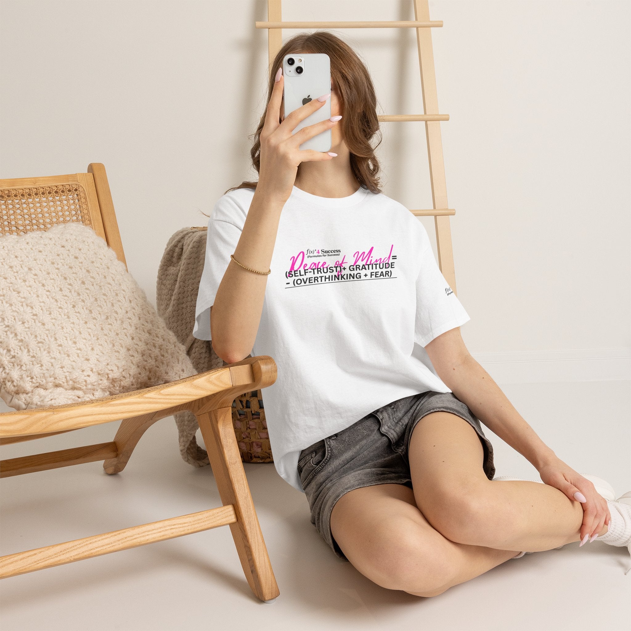 Peace of Mind Formula Graphic Tee — Motivational Business T-Shirt