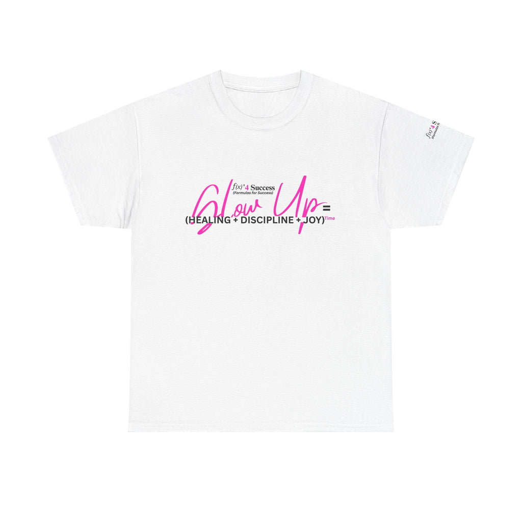 Glow Up Formula T-Shirt — Inspirational Self-Growth Graphic Tee
