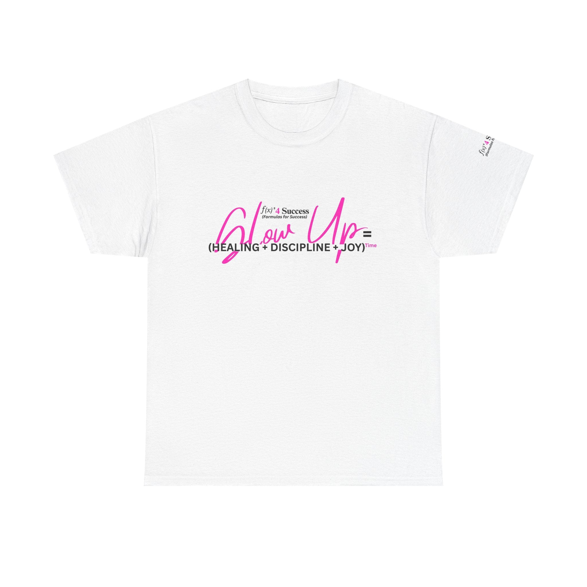 Glow Up Formula T-Shirt — Inspirational Self-Growth Graphic Tee