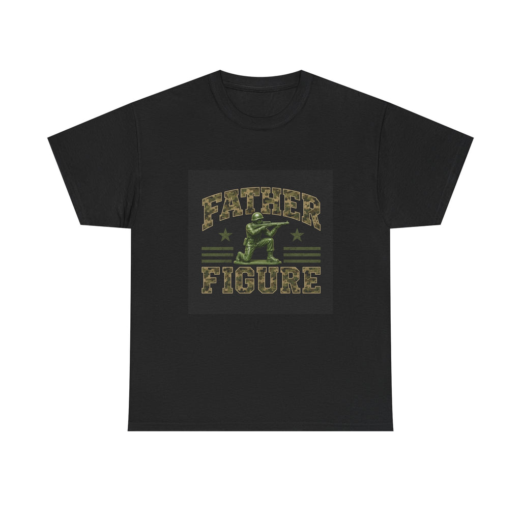 Father Figure Army Man T-Shirt – Military Dad Graphic Tee, Camo Toy Soldier Shirt, Father's Day Gift for Men, Patriotic Dad Apparel