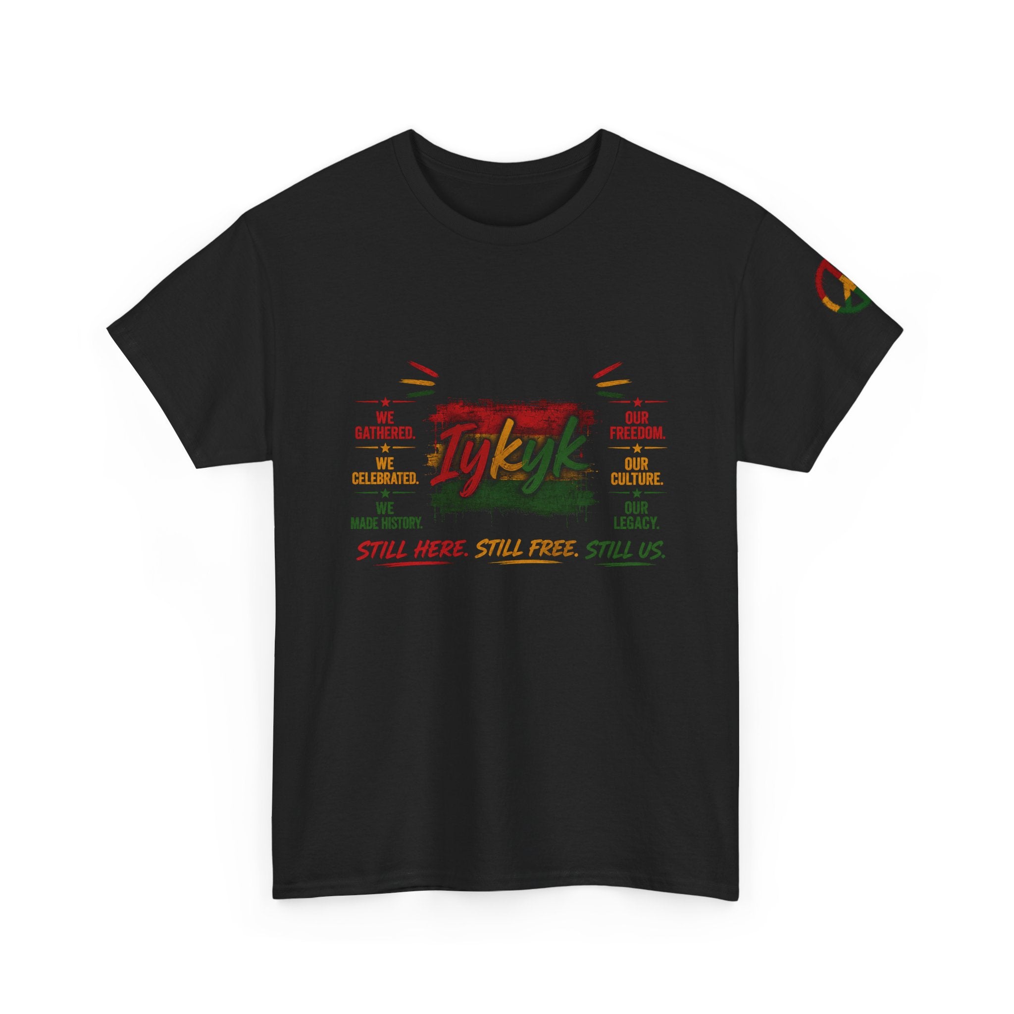 IYKYK Graphic T-Shirt – Freedom, Culture & Legacy Vintage Tee, Community Pride Shirt, Unisex Cotton Statement Apparel