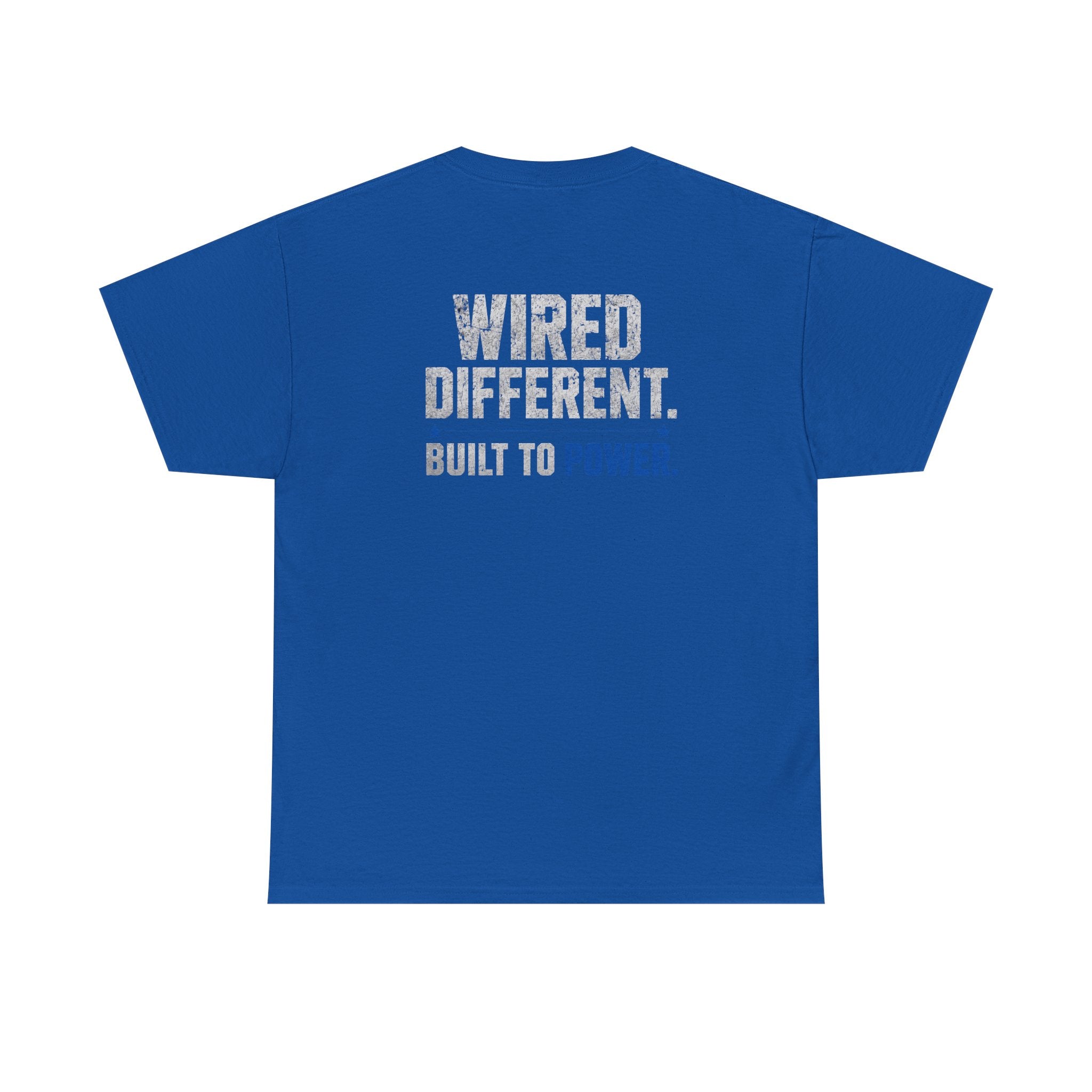 FATHER FIGURE Electrician T-Shirt – Wired Different. Built to Power. Electrician Dad Graphic Tee, Father's Day Gift for Linemen, Electricians & Tradesmen