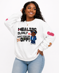 Healing Slowly So Don't Piss Me Off Crewneck Sweatshirt – Funny Mental Health Graphic Sweatshirt, Therapy & Self-Care Apparel, Healing Journey Crewneck