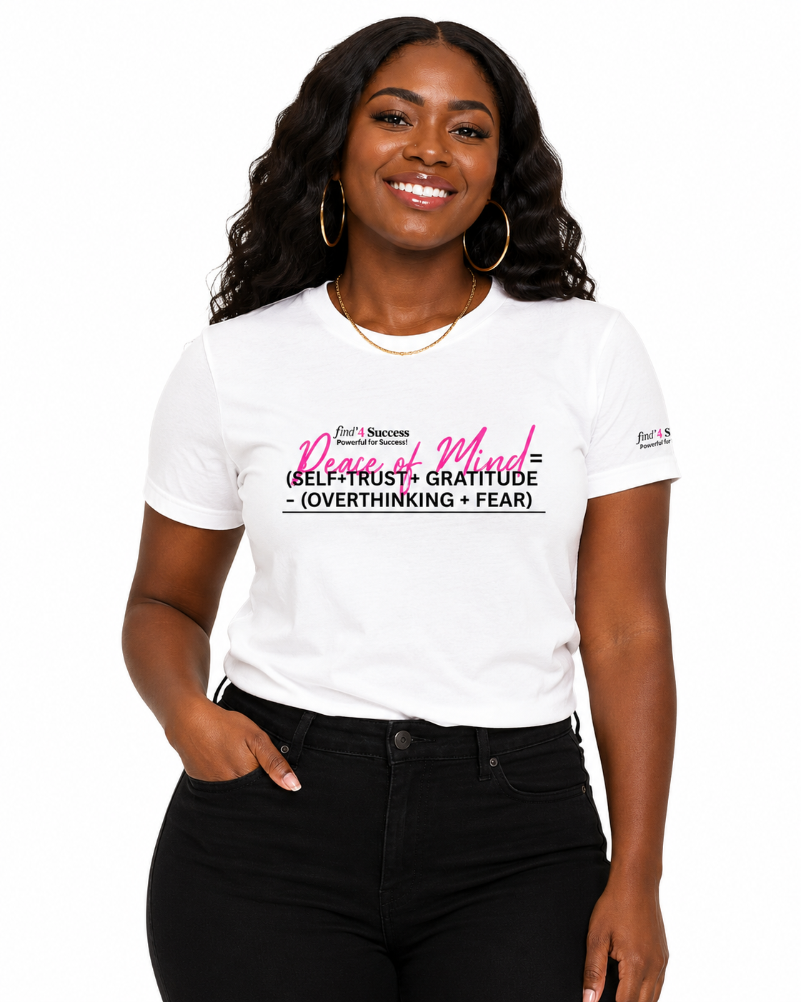Peace of Mind Formula Graphic Tee — Motivational Business T-Shirt