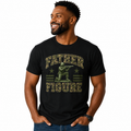 Father Figure Army Man T-Shirt – Military Dad Graphic Tee, Camo Toy Soldier Shirt, Father's Day Gift for Men, Patriotic Dad Apparel