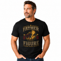 Father Figure Superhero T-Shirt – Dad Hero Graphic Tee, Father's Day Gift for Dad, Super Dad Comic Style Shirt for Fathers, Stepdads & Father Figures