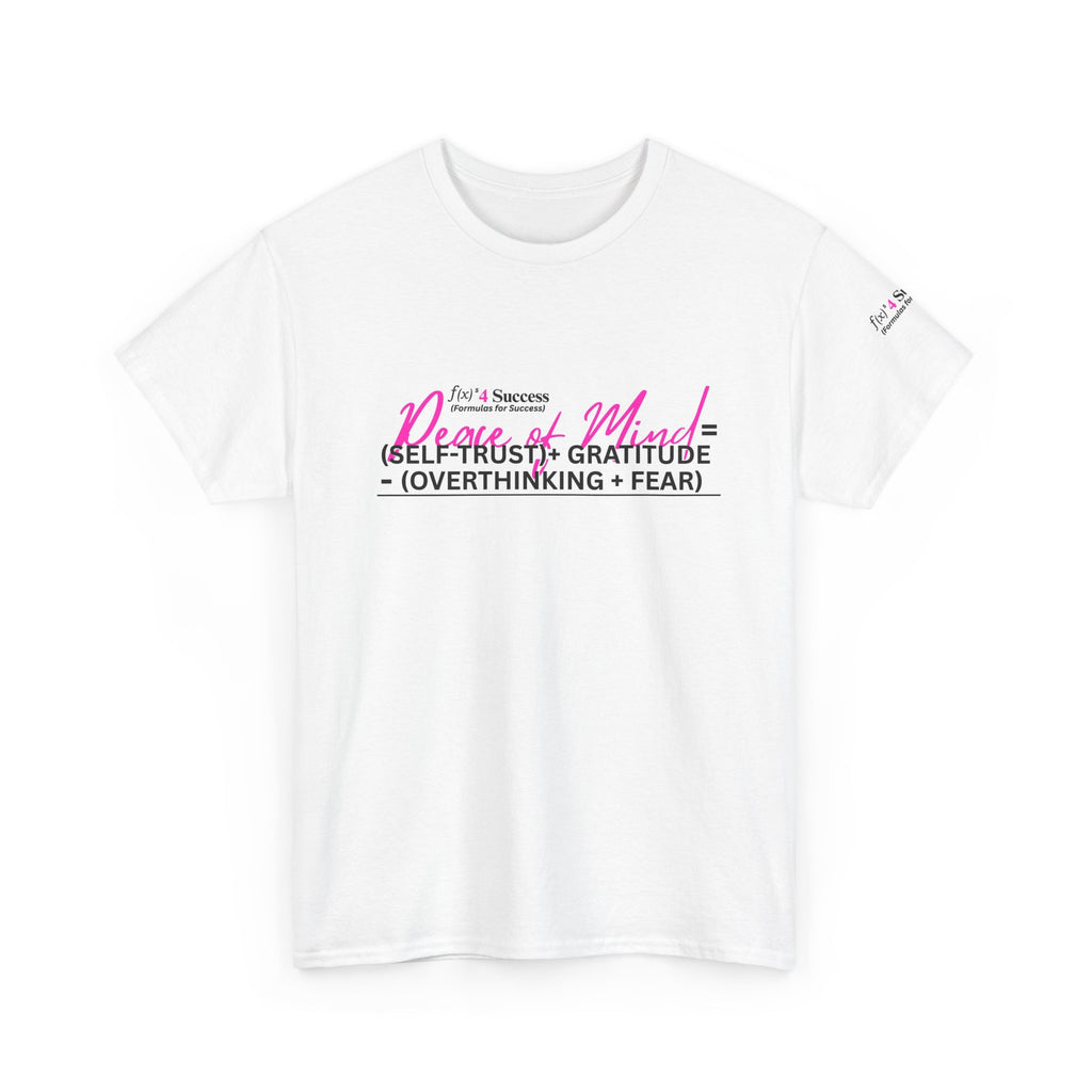 Peace of Mind Formula Graphic Tee — Motivational Business T-Shirt
