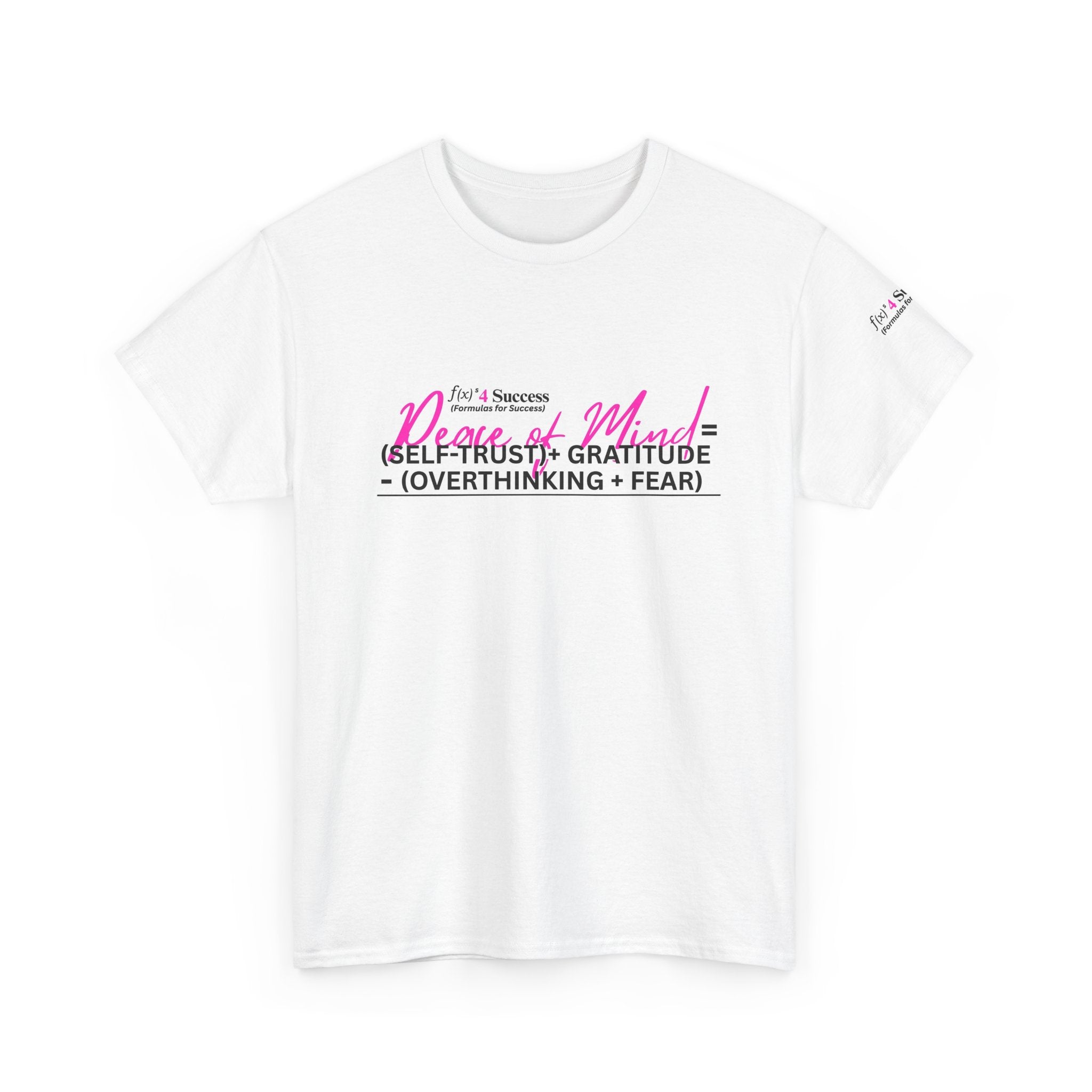 Peace of Mind Formula Graphic Tee — Motivational Business T-Shirt