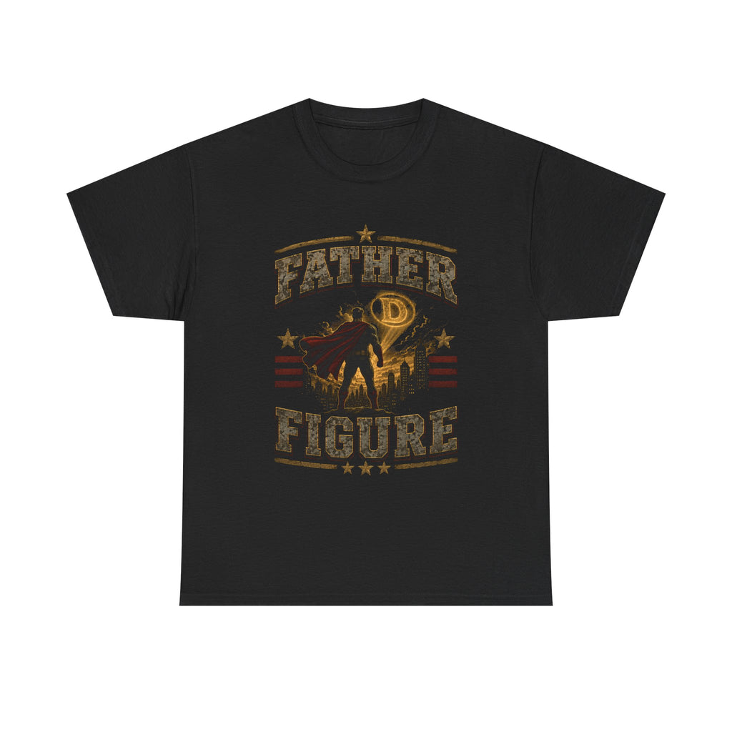 Father Figure Superhero T-Shirt – Dad Hero Graphic Tee, Father's Day Gift for Dad, Super Dad Comic Style Shirt for Fathers, Stepdads & Father Figures