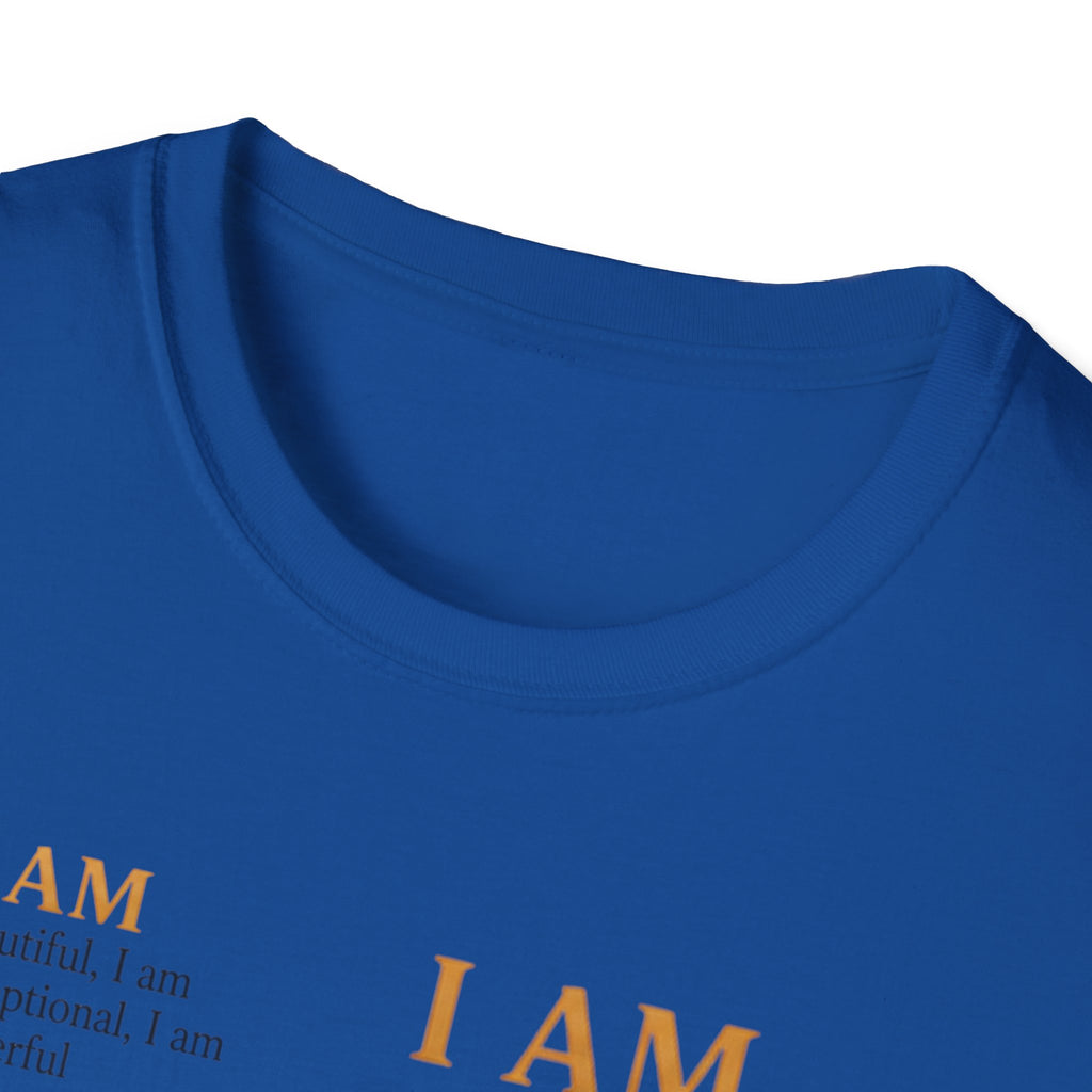 I AM Black Woman T-Shirt — Empowering Afrofeminine Affirmation Tee