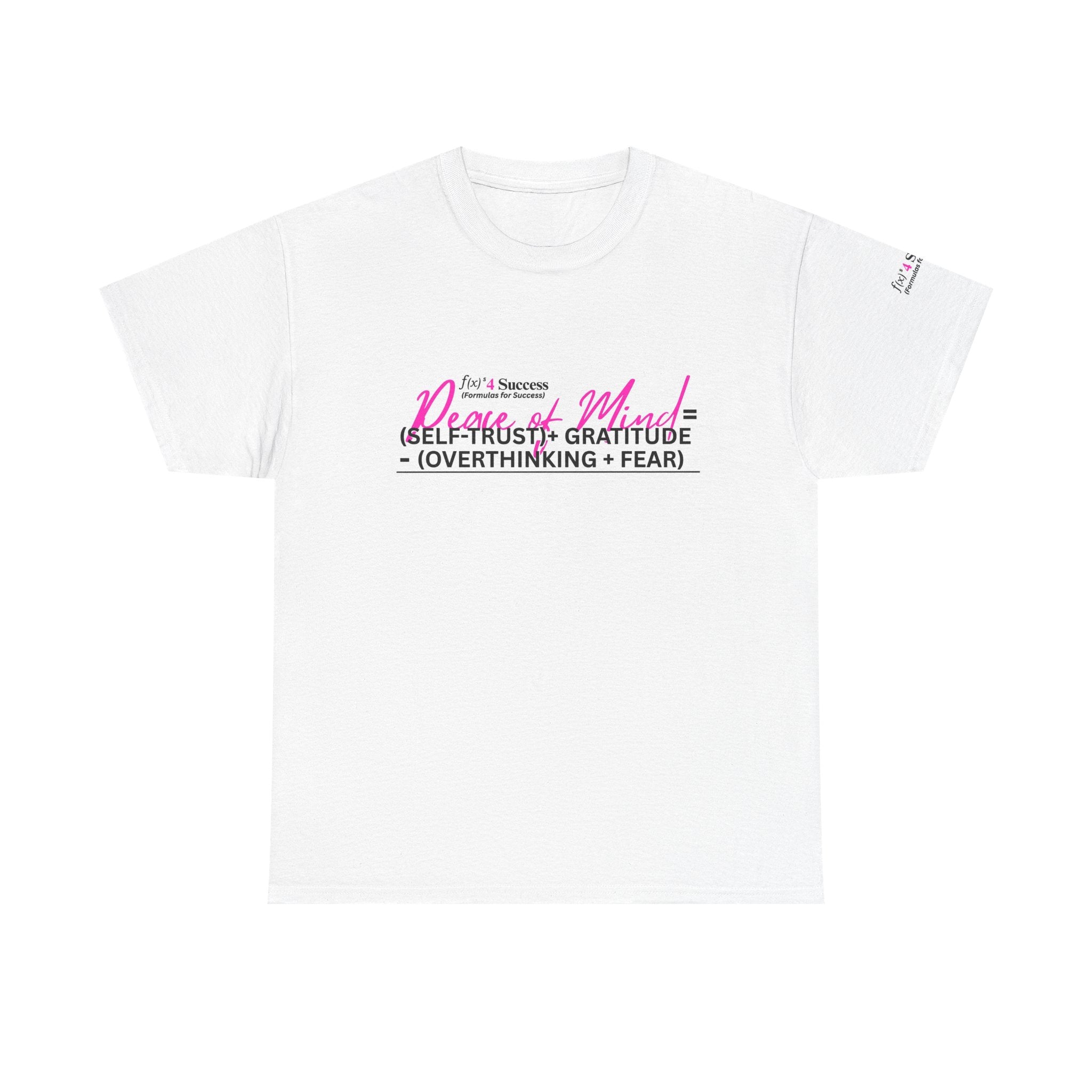 Peace of Mind Formula Graphic Tee — Motivational Business T-Shirt