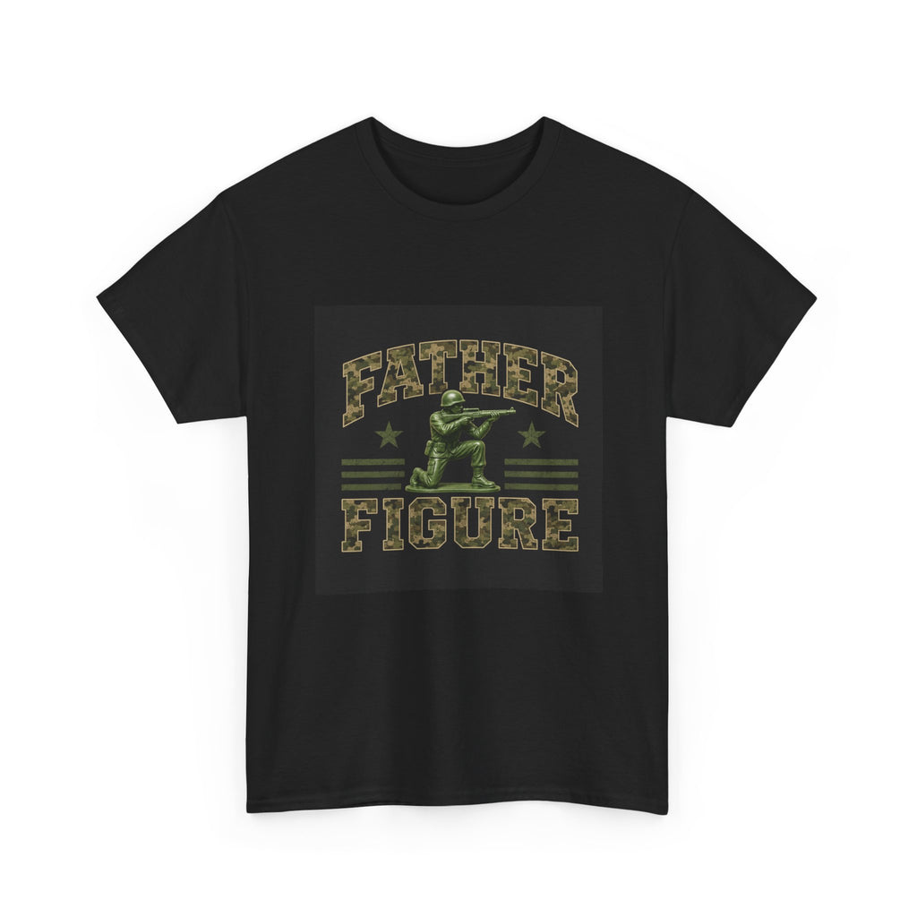 Father Figure Army Man T-Shirt – Military Dad Graphic Tee, Camo Toy Soldier Shirt, Father's Day Gift for Men, Patriotic Dad Apparel