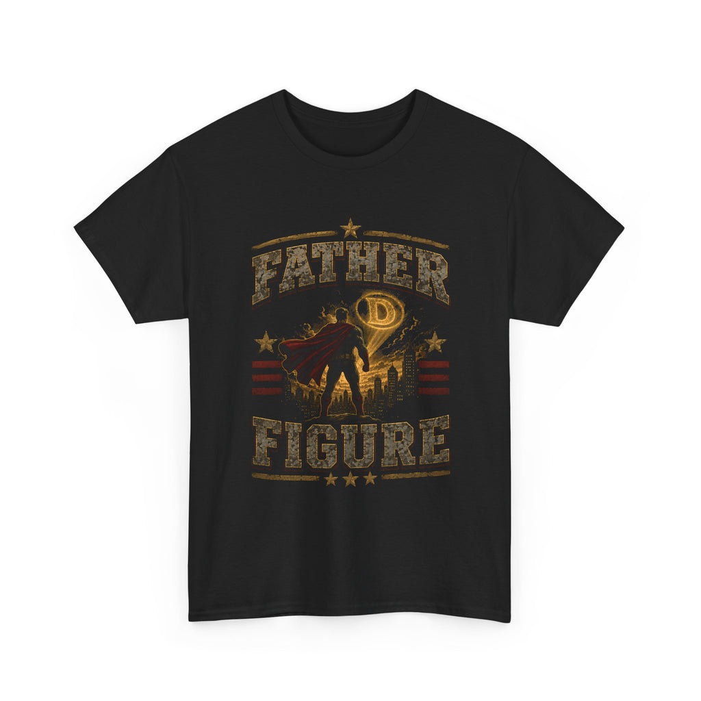 Father Figure Superhero T-Shirt – Dad Hero Graphic Tee, Father's Day Gift for Dad, Super Dad Comic Style Shirt for Fathers, Stepdads & Father Figures