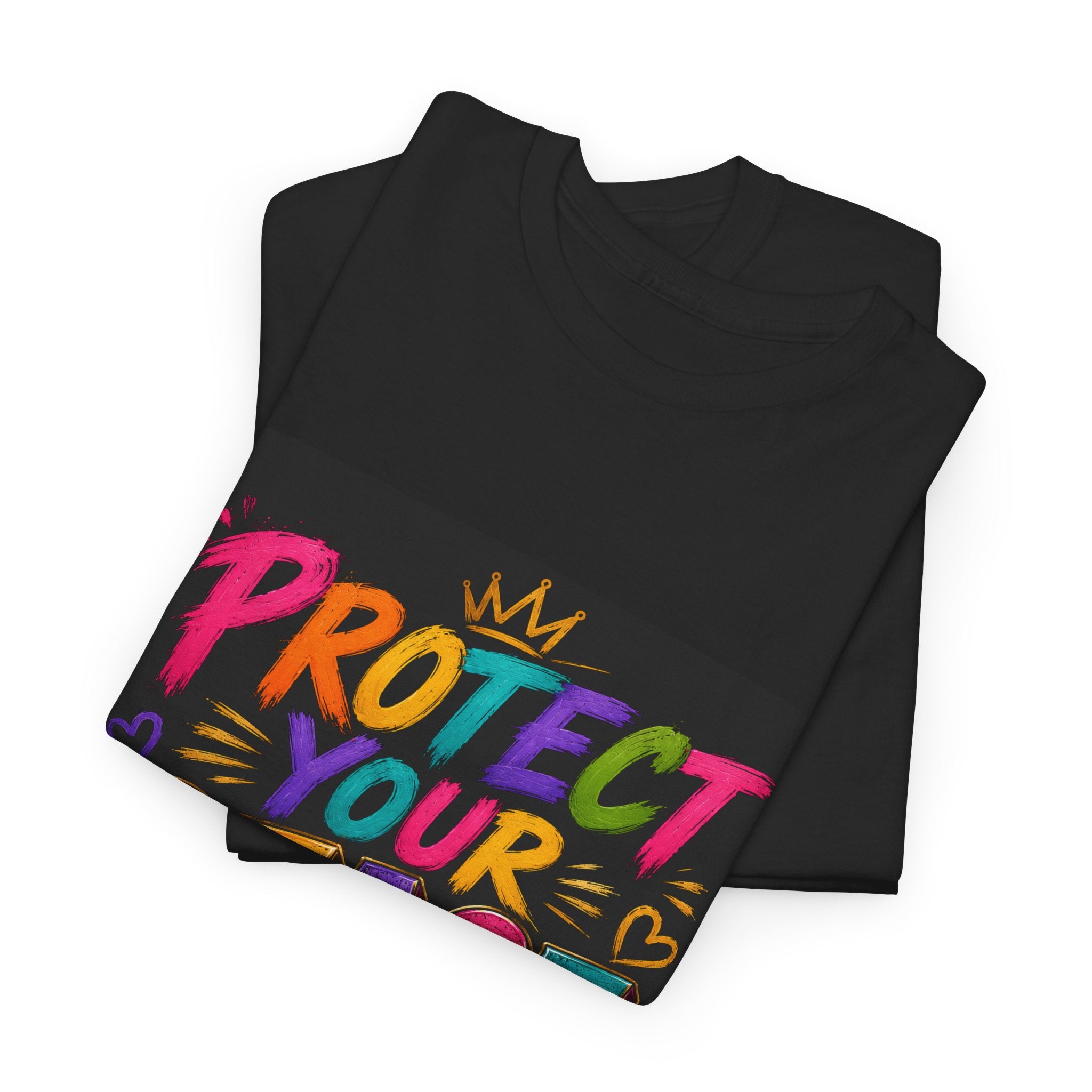 Protect Your Peace T-Shirt — Colorful Motivational Graphic Tee