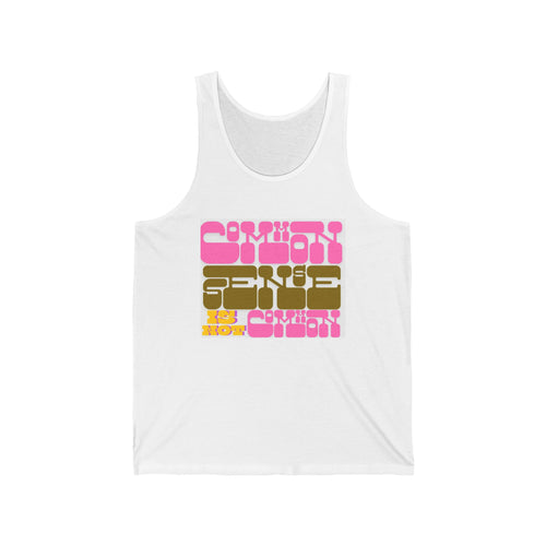 Common Sense Ain't So Common Tank Top – Funny Retro Graphic Tank, Sarcastic Summer Shirt, Vintage Typography Women's Sleeveless Tee