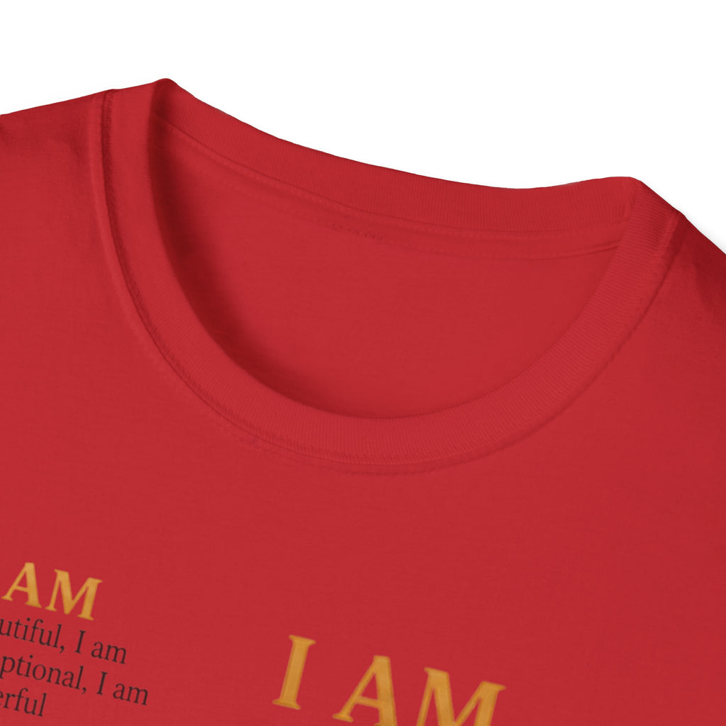 I AM Black Woman T-Shirt — Empowering Afrofeminine Affirmation Tee